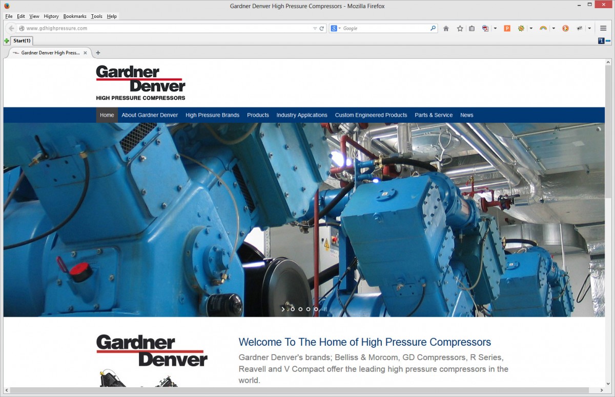 Gardner Denver Web Build