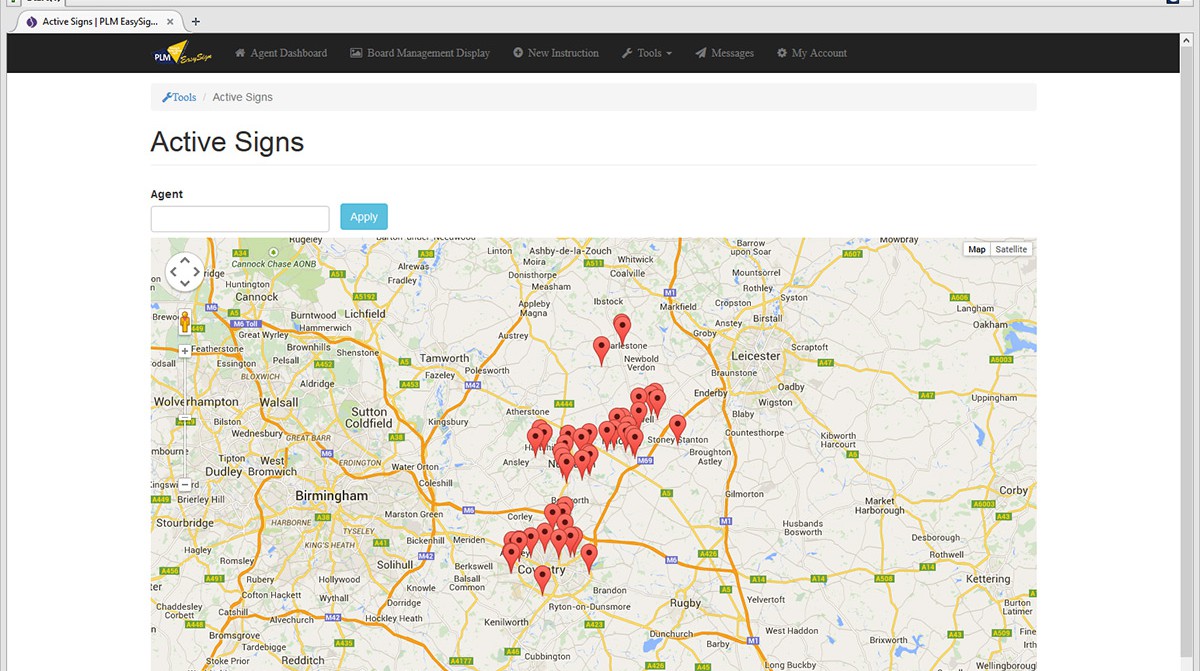 Estate Agent Board Management Software